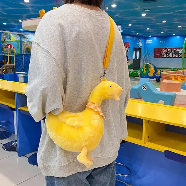 Duck & Goose Bag - Plush Shoulder Bag