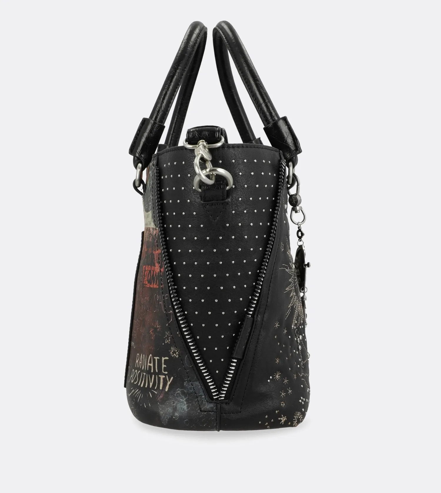 Elegant spirit two handle handbag