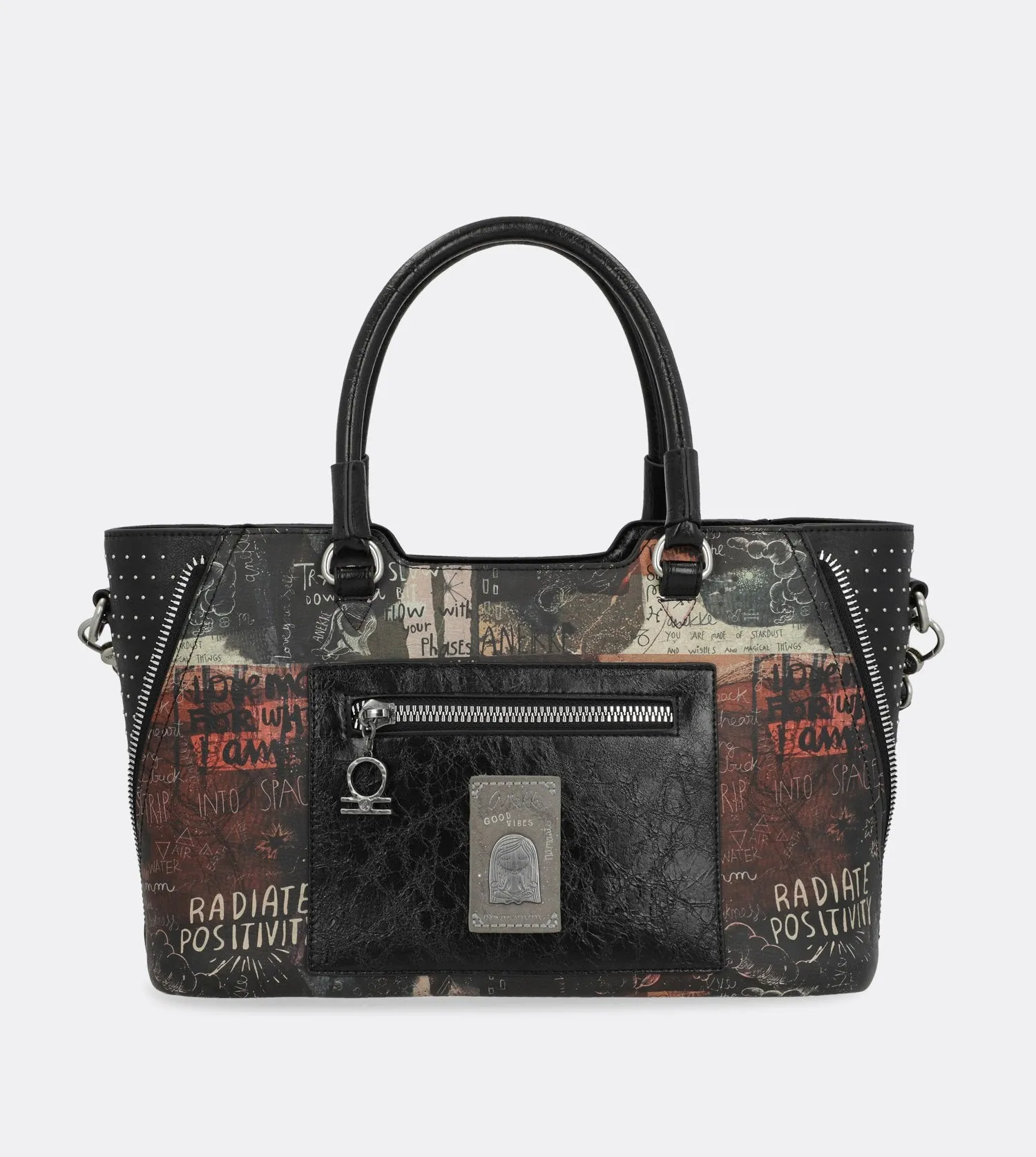 Elegant spirit two handle handbag
