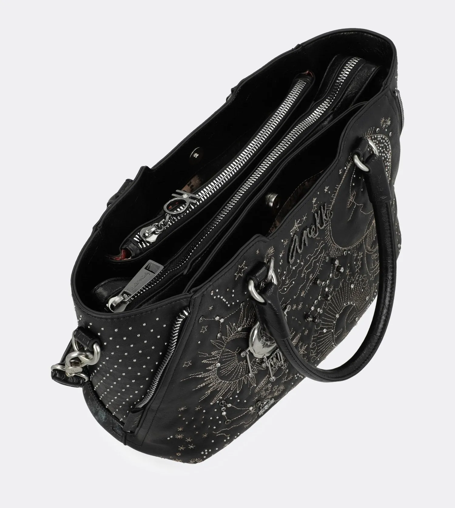 Elegant spirit two handle handbag