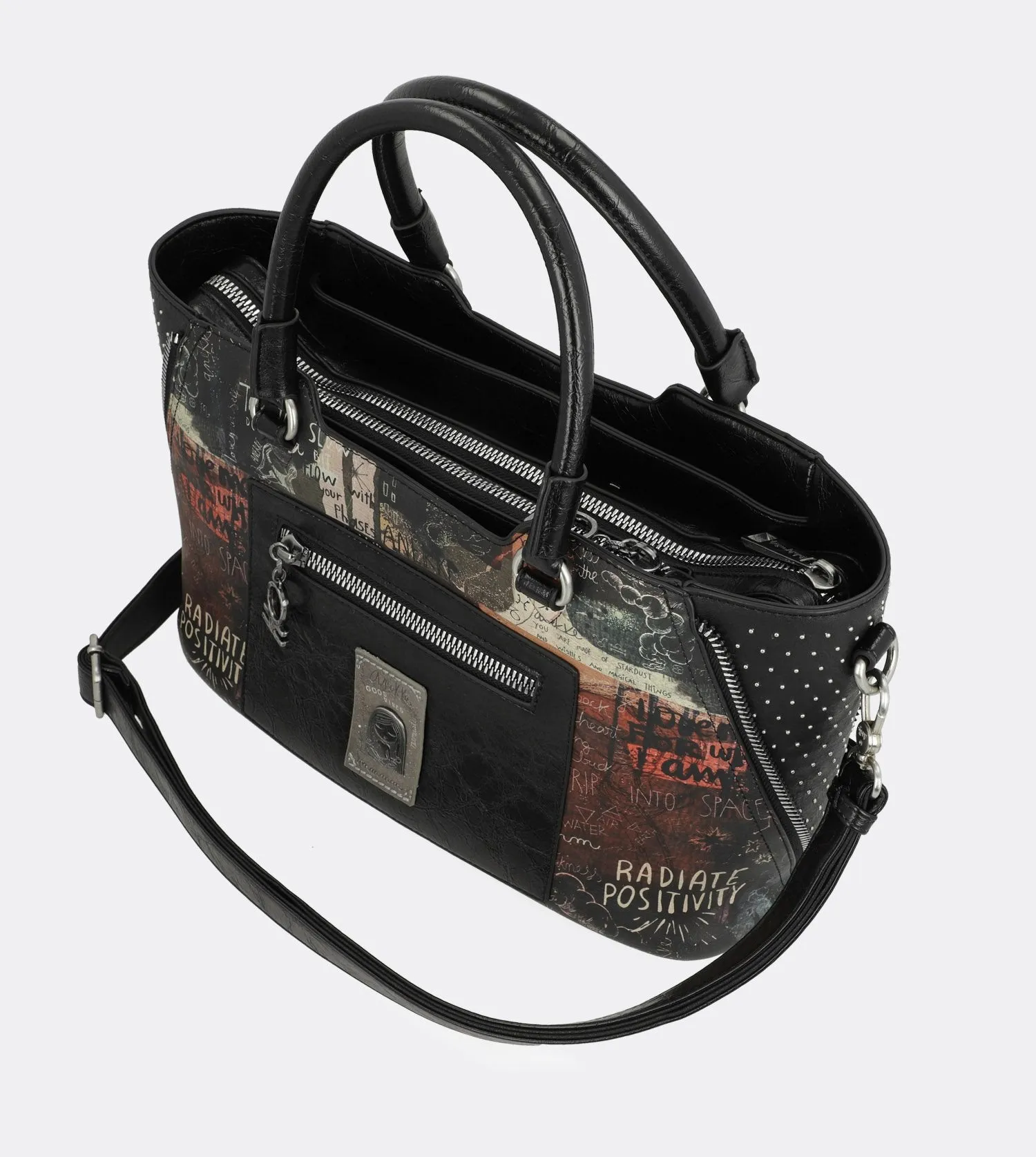 Elegant spirit two handle handbag