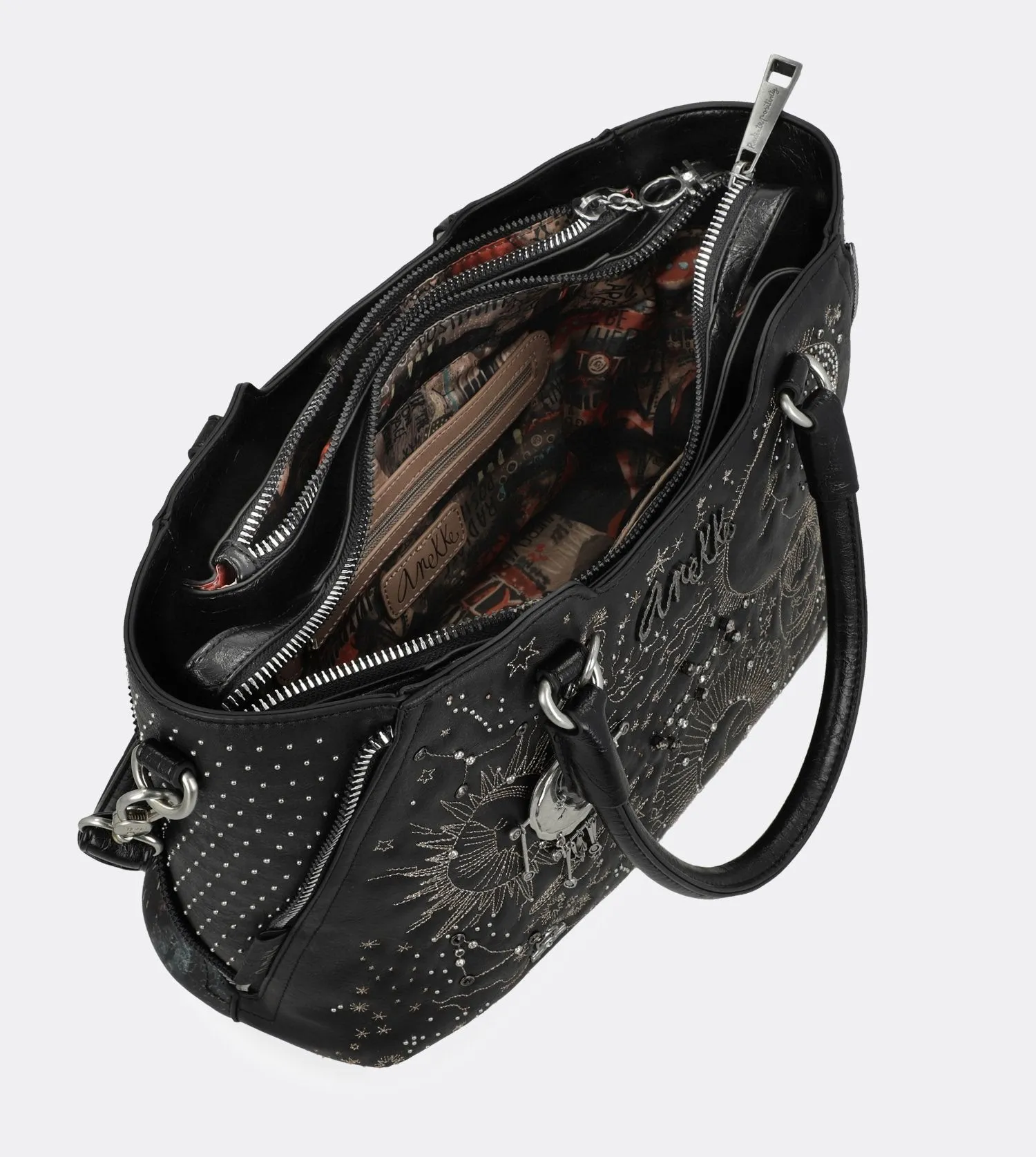 Elegant spirit two handle handbag