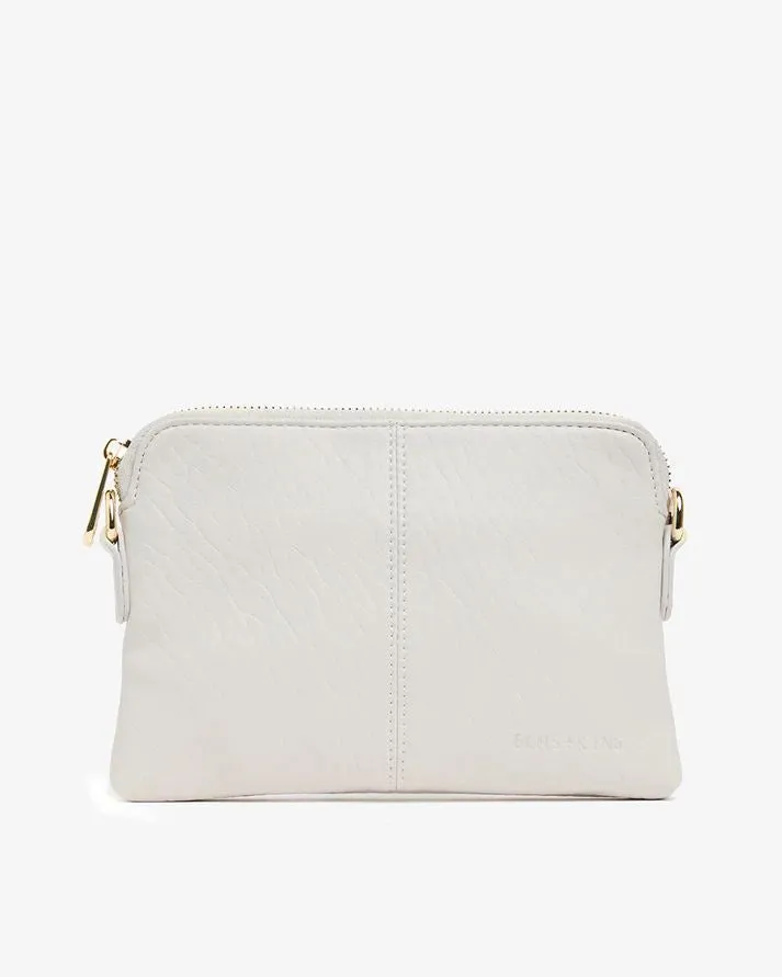 ELMS   KING Bowery Petite Wallet - Chalk