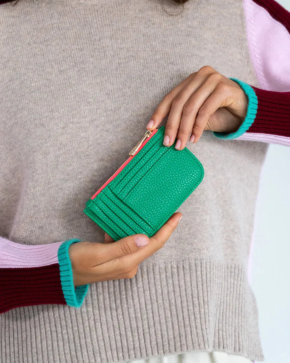 Elms   King II CENTRO Wallet - Green Pebble