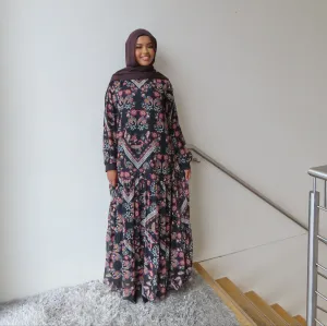 Elora Patterned Dress