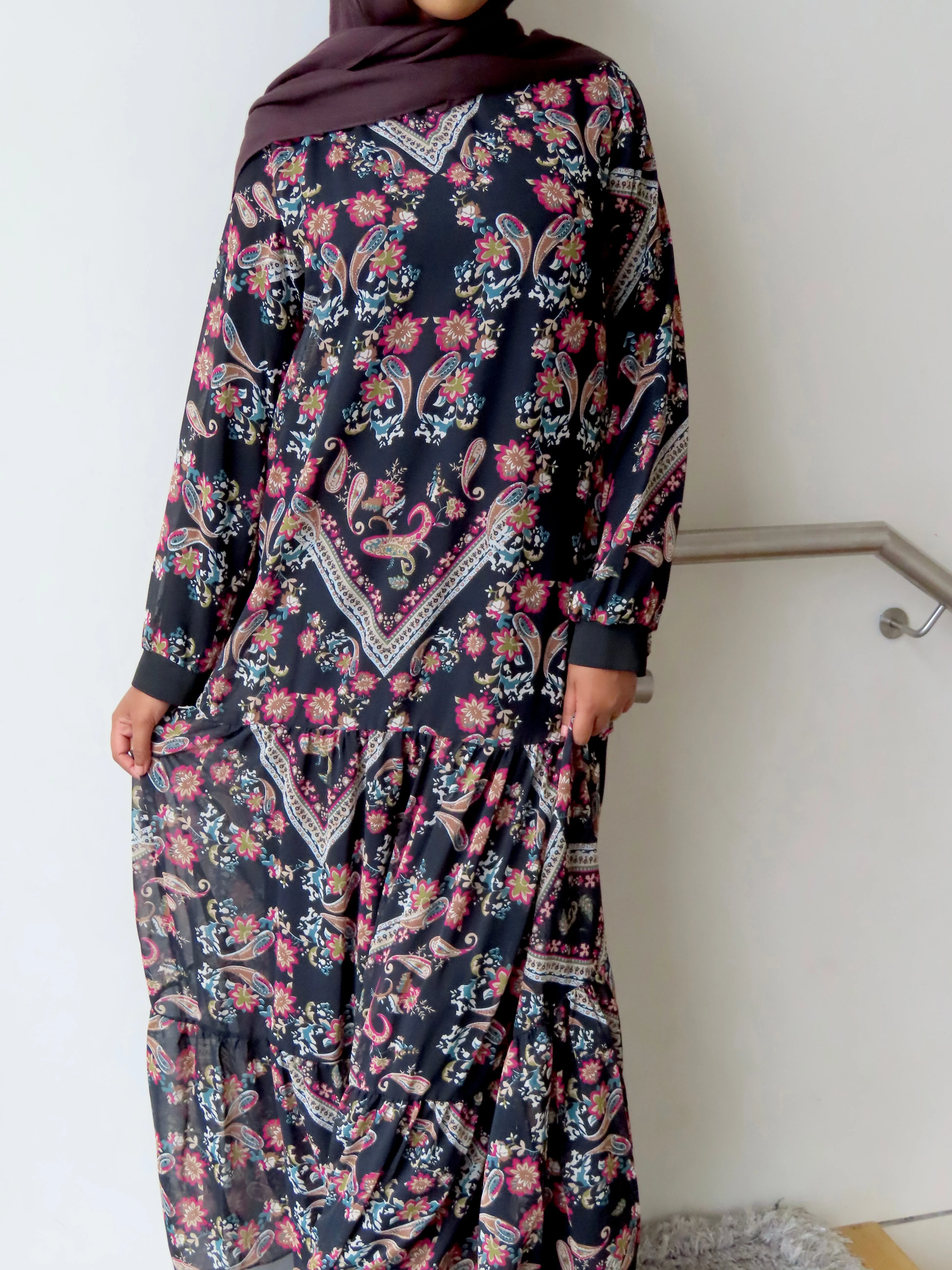 Elora Patterned Dress