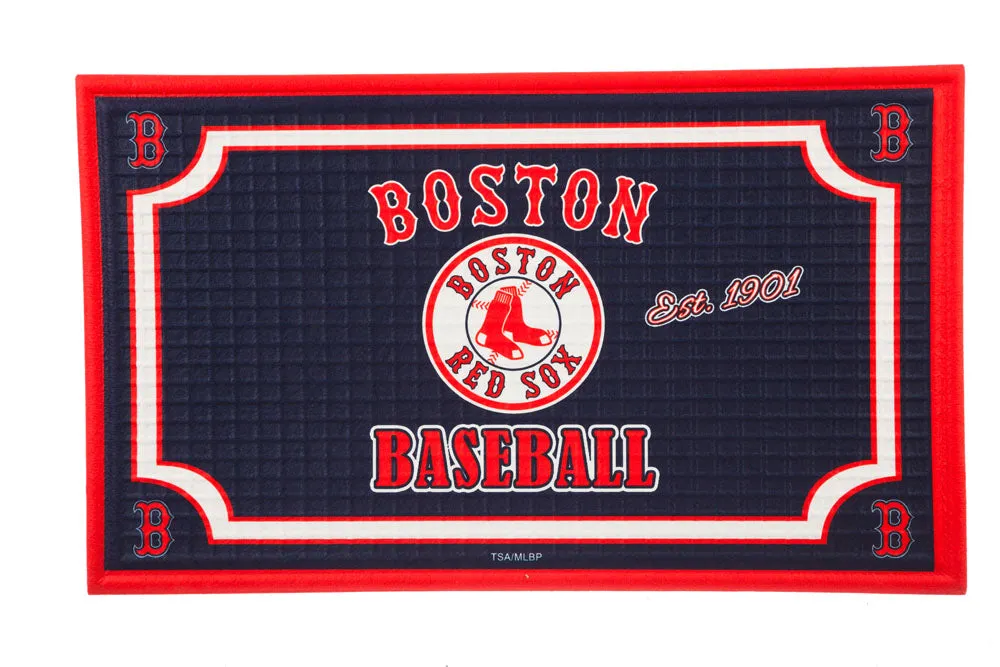 Embossed Door Mat-Boston Red Sox,41em4203