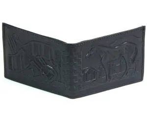 Embossed Slim Billfold - Horse/Guitar
