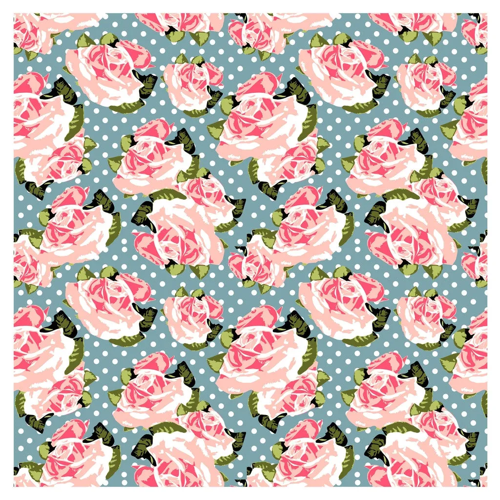 English Roses Adhesive Vinyl Sheet