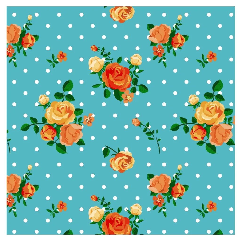 English Roses Adhesive Vinyl Sheet
