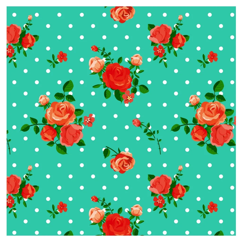 English Roses Adhesive Vinyl Sheet