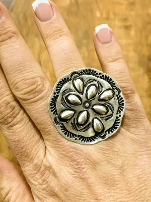 Evelyn Sterling Concho Ring