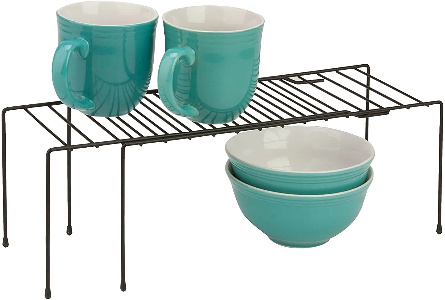 EXPANDABLE STORAGE SHELF BLACK
