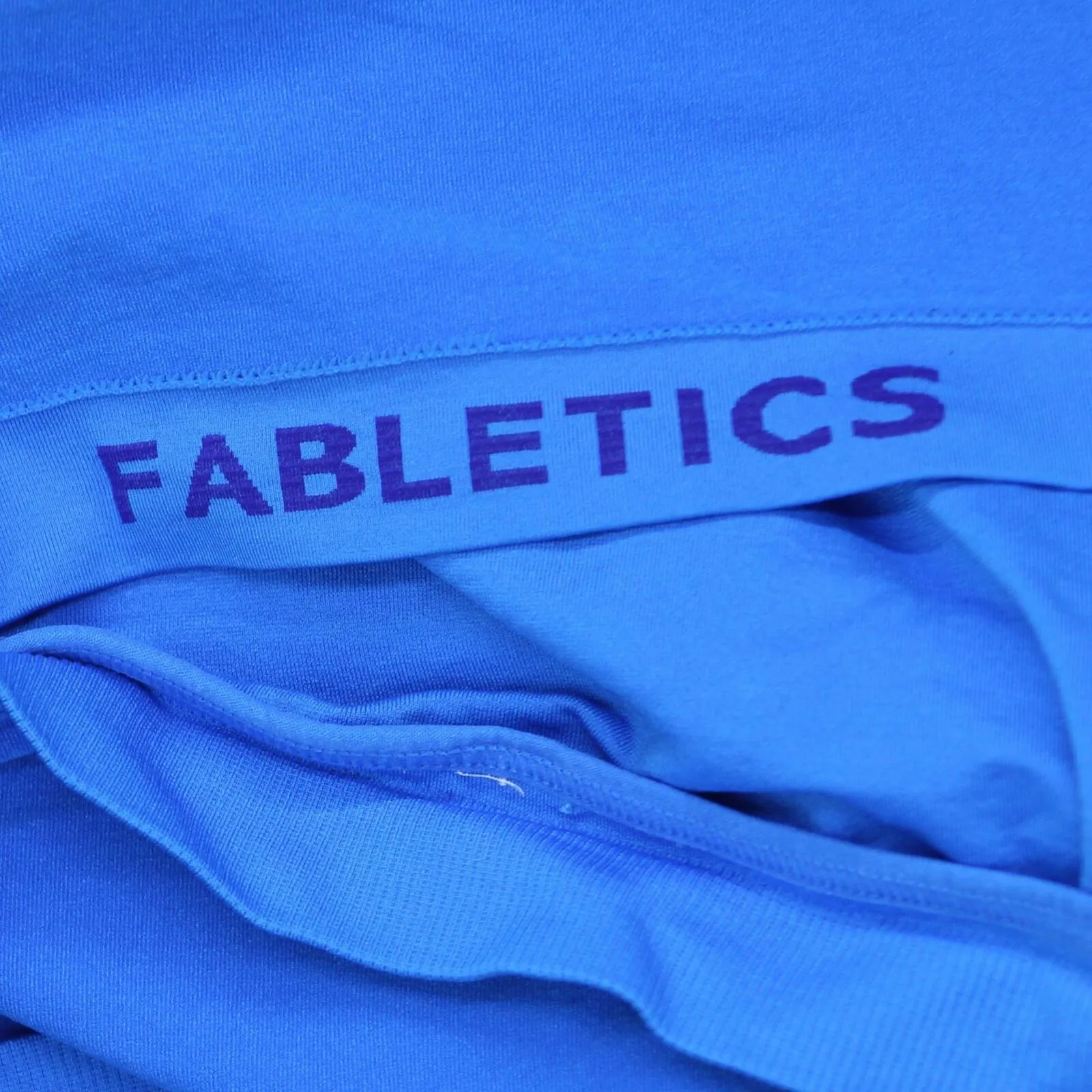 Fabletics Lined Stretch Racerback Tank Top Shirt Royal Blue See Measurements