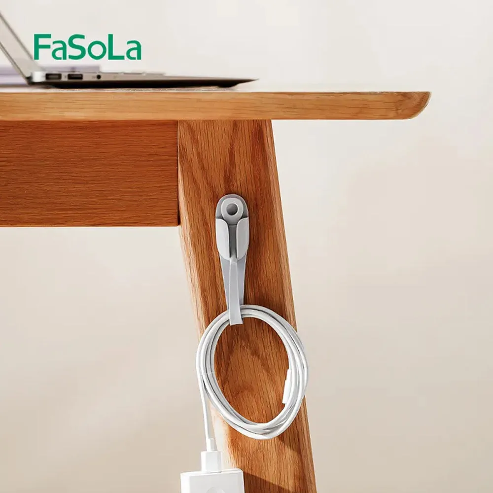 FaSoLa Multi-Functional Silicone Cable Organizer - Gray