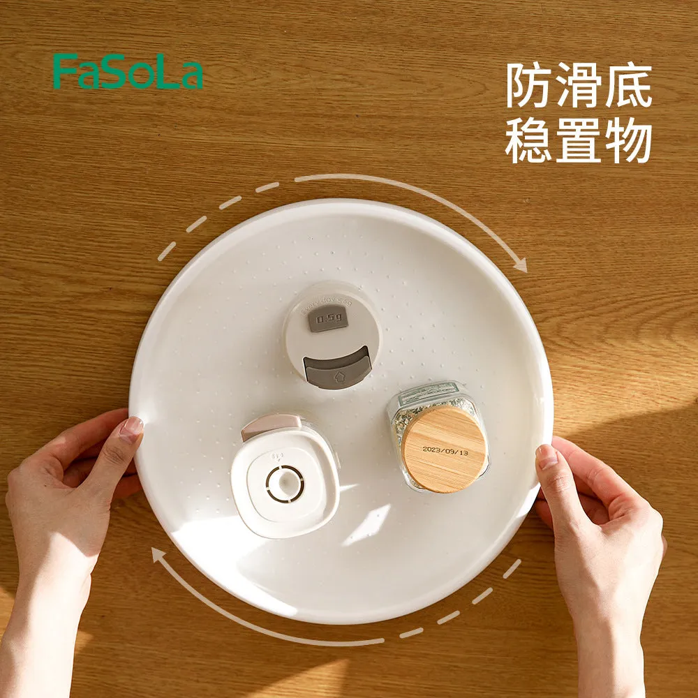 FaSoLa Rotating Storage Rack - Large, White, 29cm Diameter