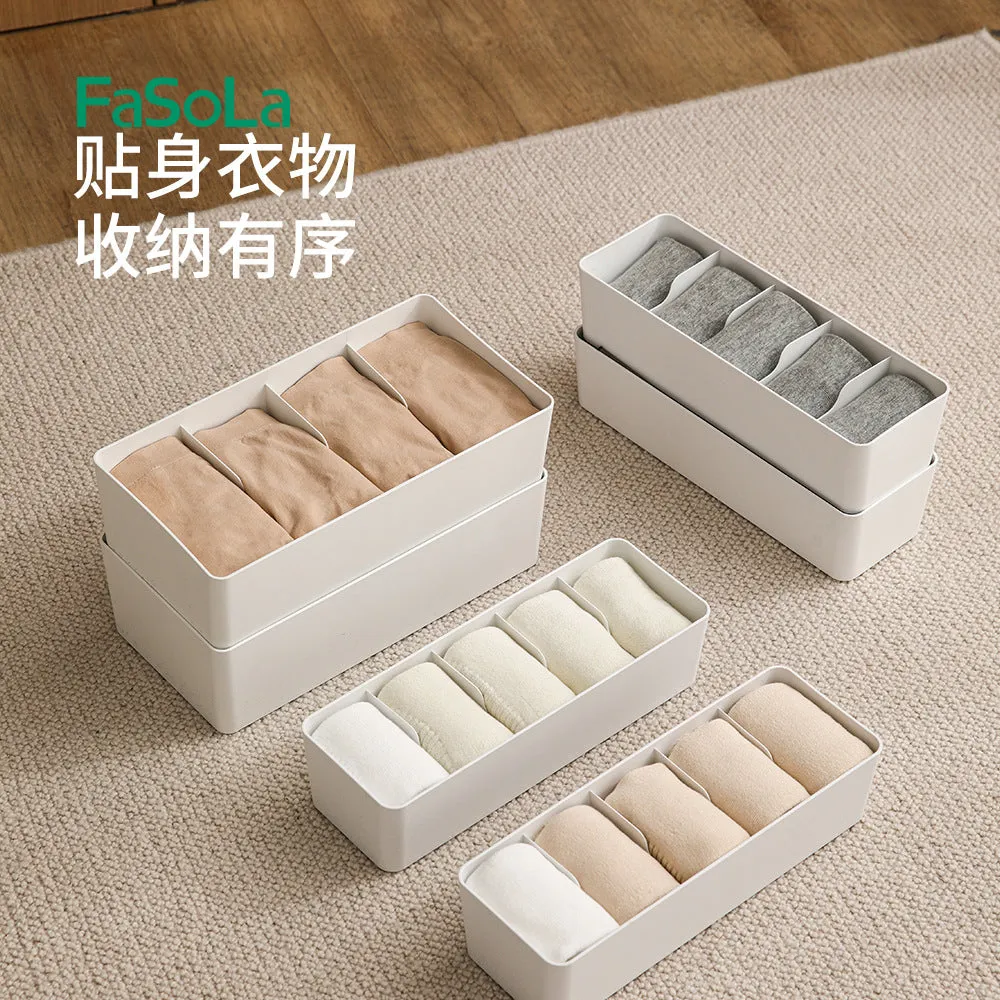 FaSoLa Sock Organizer Box - White
