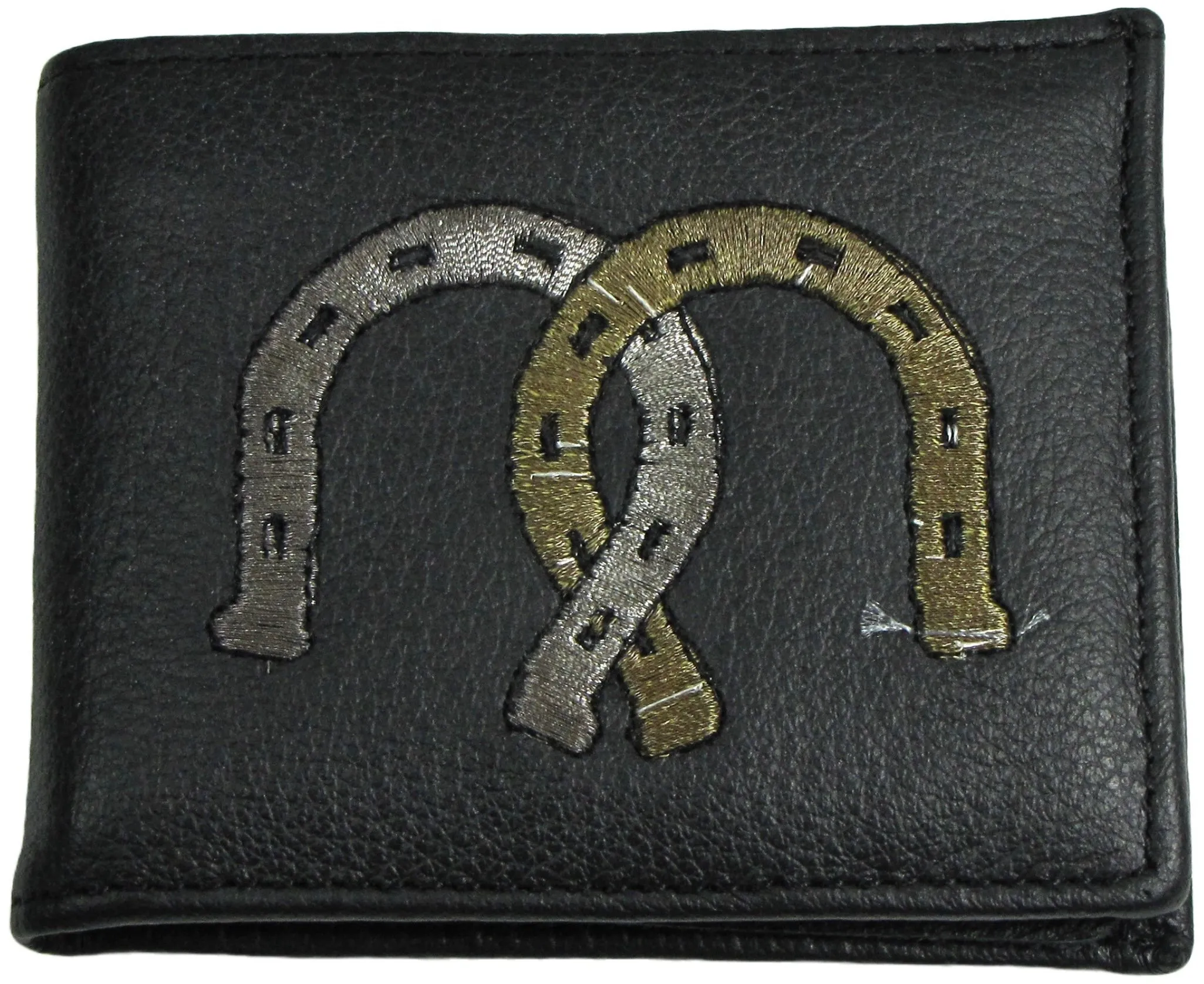 FB816-DS Embroidered Billfold-Horseshoe