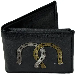FB816-DS Embroidered Billfold-Horseshoe