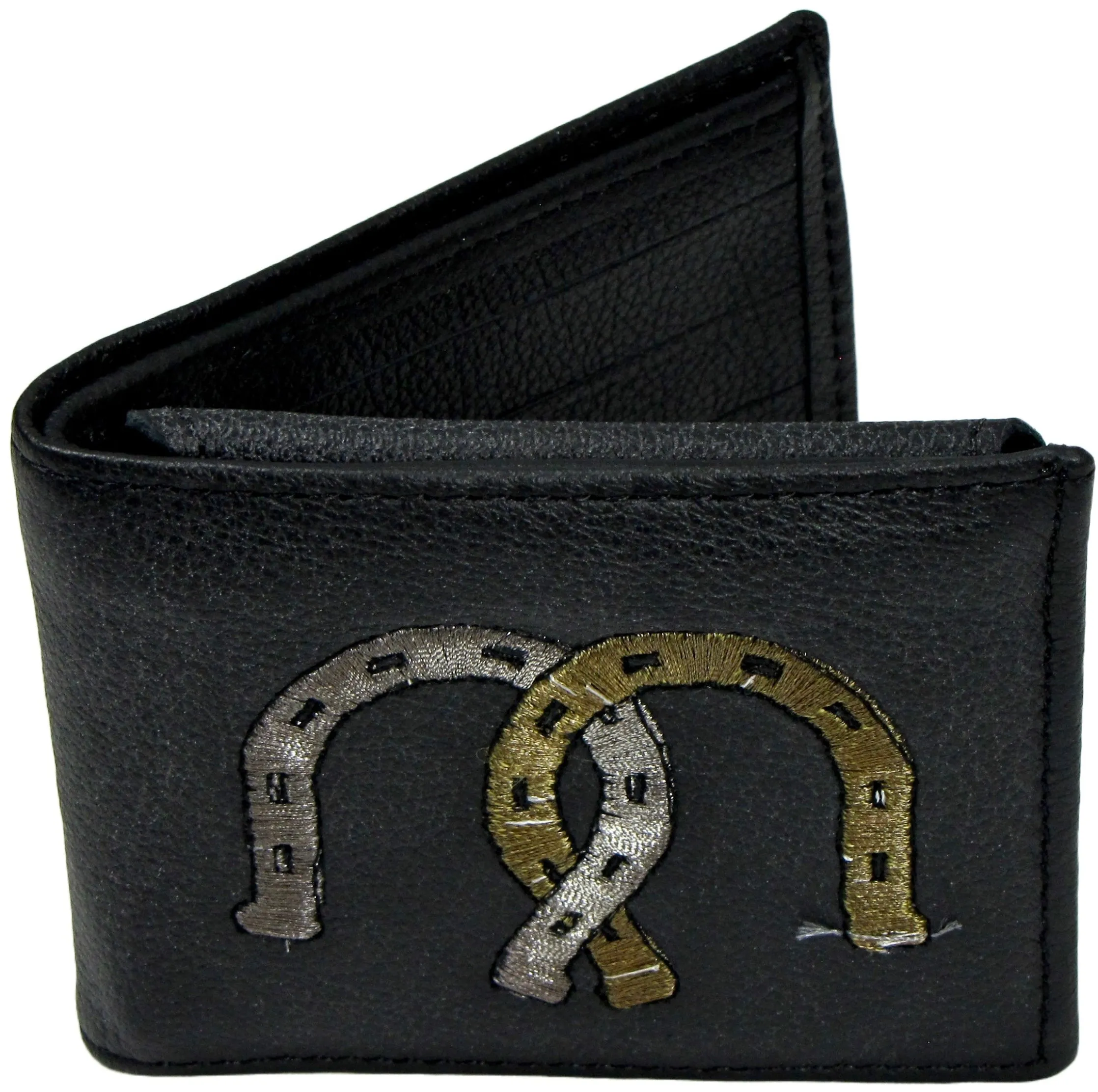 FB816-DS Embroidered Billfold-Horseshoe