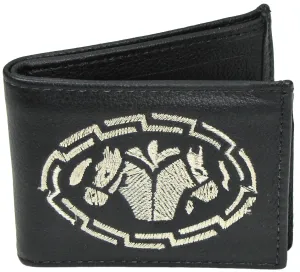 FB816- XX Embroidered Billfold- Horse Heads