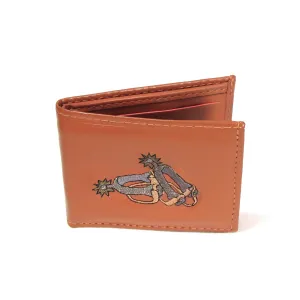 FB816T-DT  Embroidered Billfold- Spurs