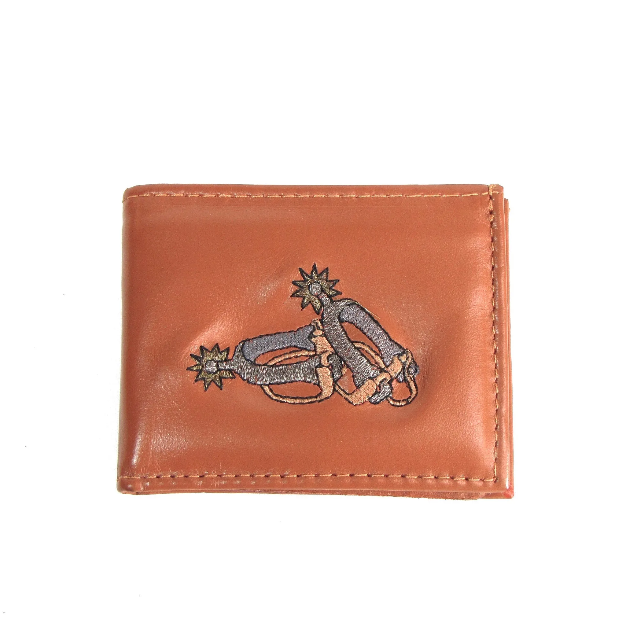 FB816T-DT  Embroidered Billfold- Spurs