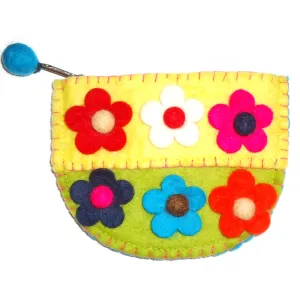 Felt Coin Purse - Flower