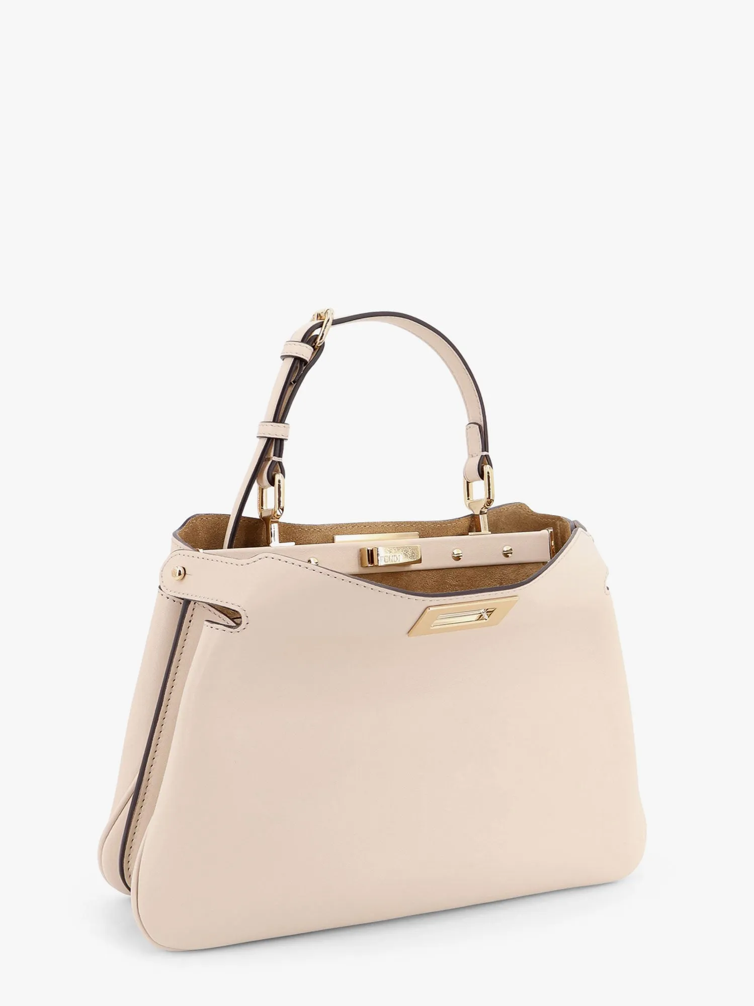 Fendi Peekaboo Soft Small Leather Shoulder Bag