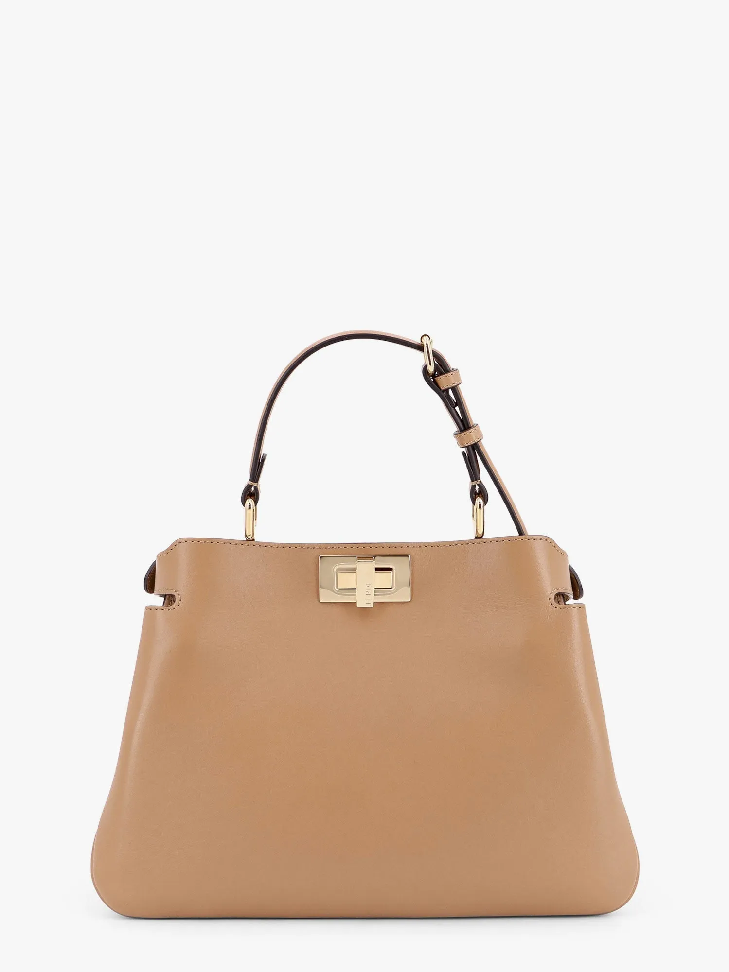 Fendi Peekaboo Soft Small Leather Shoulder Bag