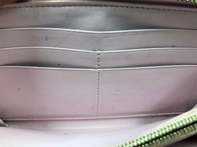 Fendi Peonia Pink Long is Leather Wallet