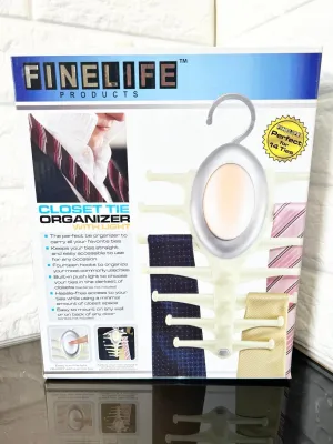 Finelife Products Closet Tie Organizer With Light, The Perfect Tie Organizer!