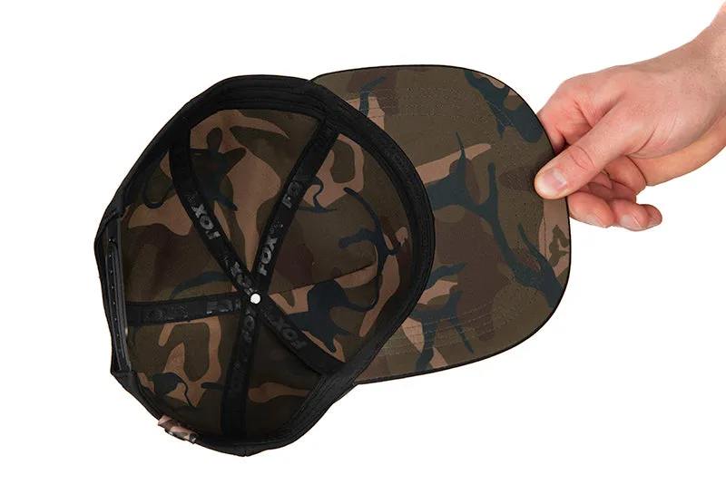 FOX Black / Camo Snapback Hat