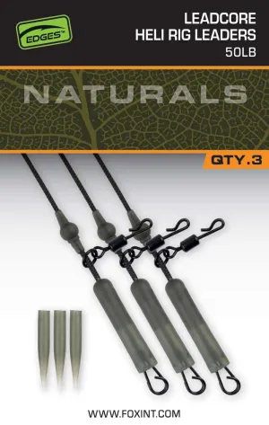 FOX Naturals Leadcore Leaders x 3