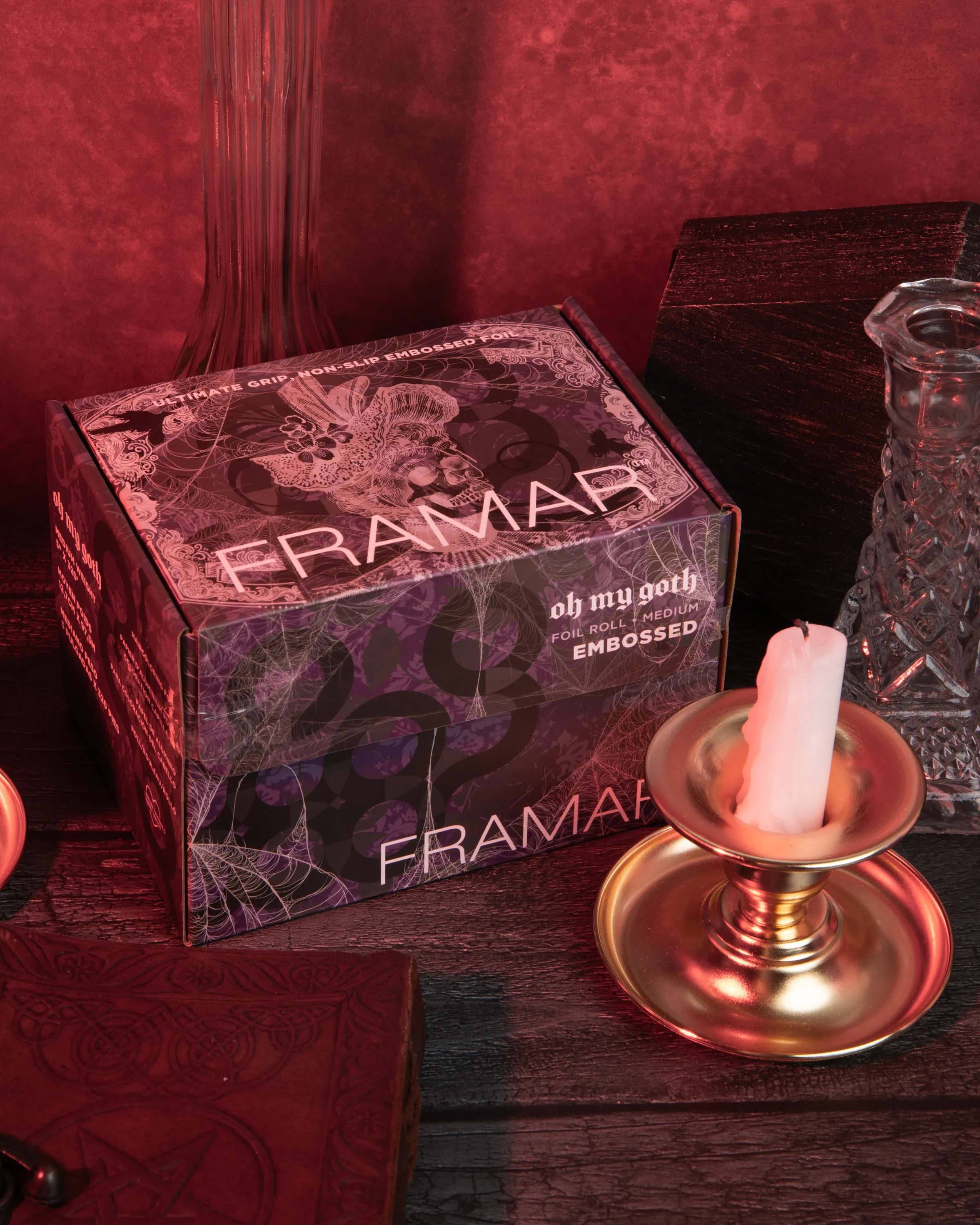 Framar Oh My Goth Embossed Roll Foil 97.5m (320ft) - Limited Edition