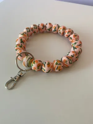 “Fruit Print” Wristlet Keychain