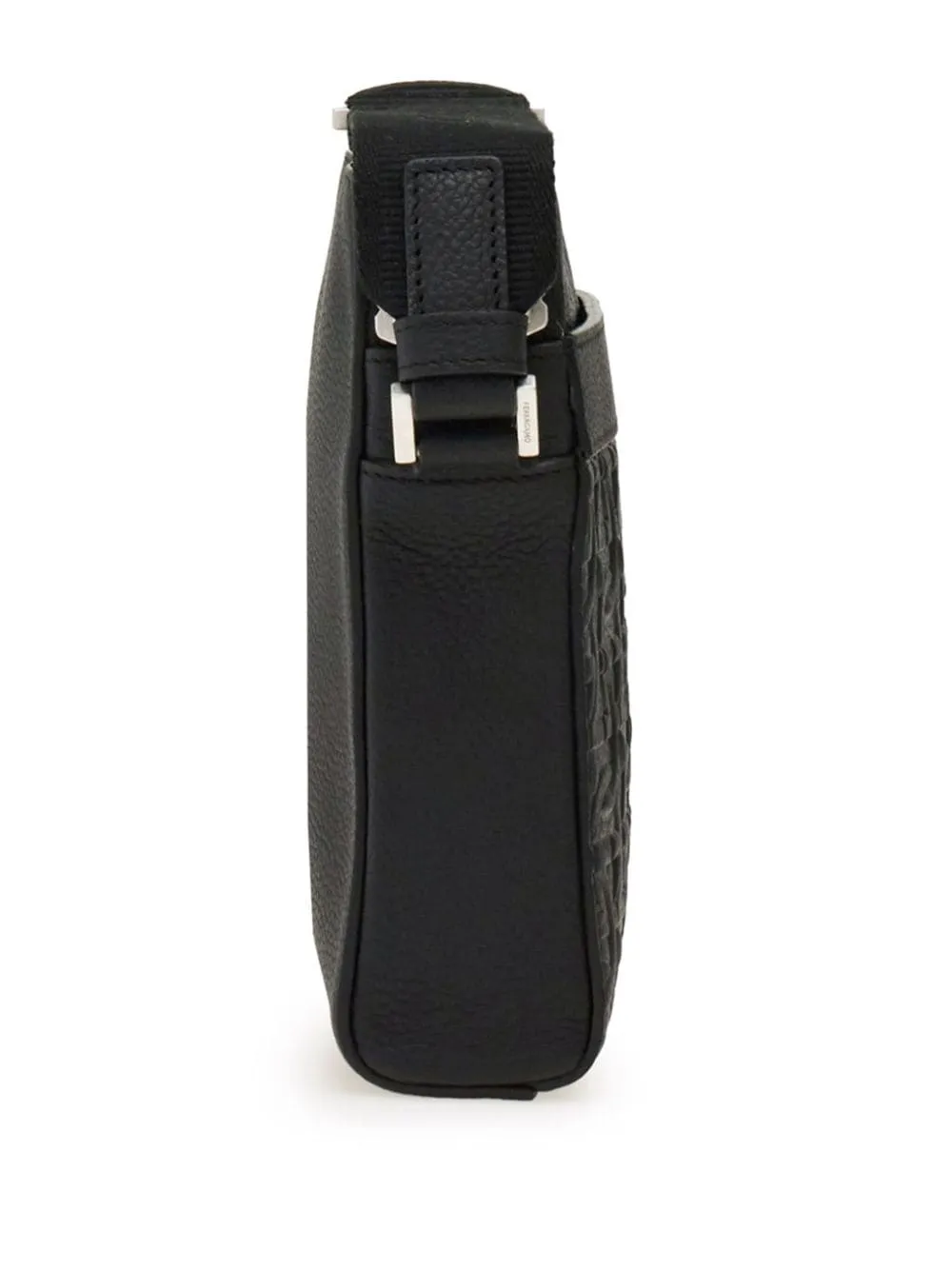 Gancini leather crossbody bag