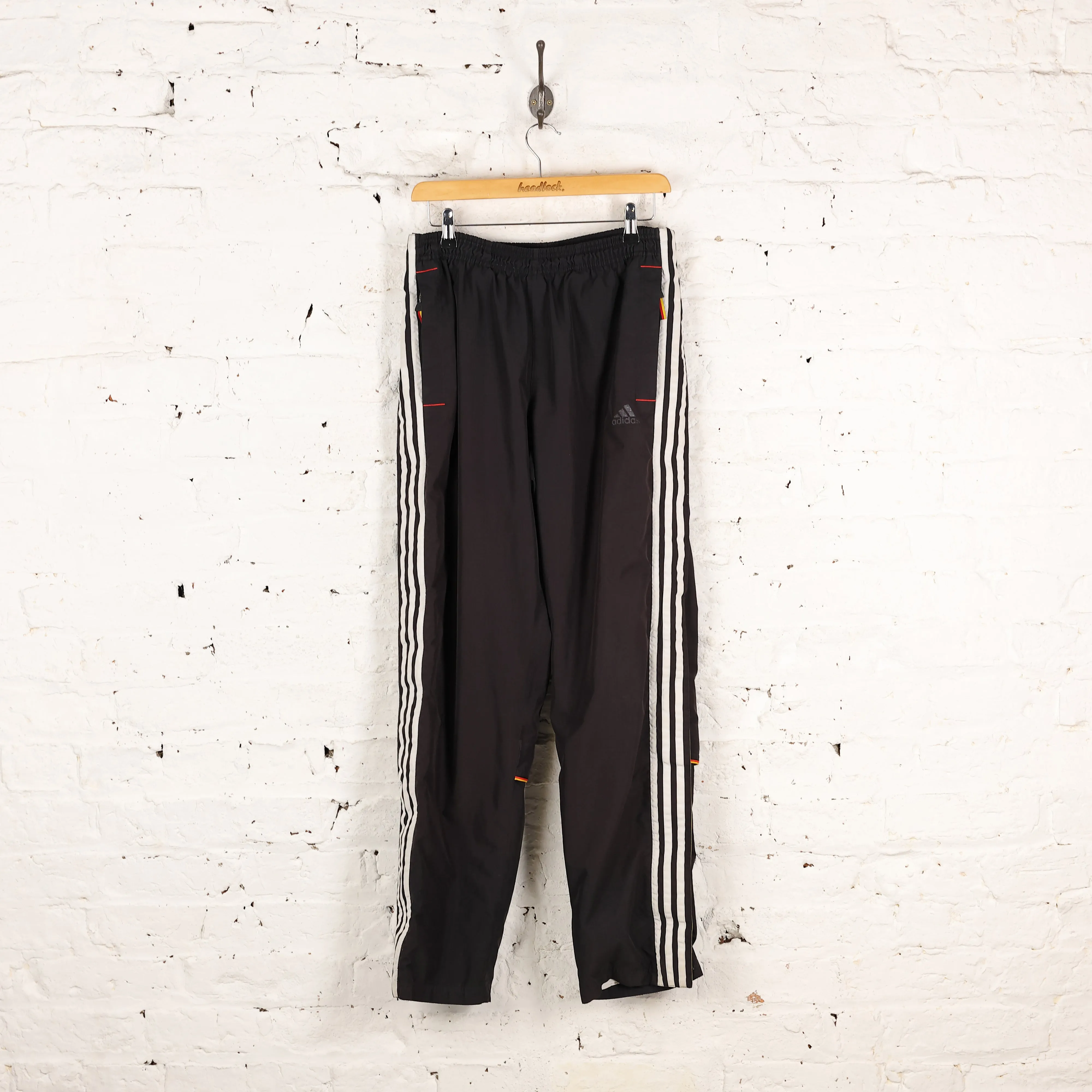 Germany Adidas Tracksuit Bottoms Pants - Black - M