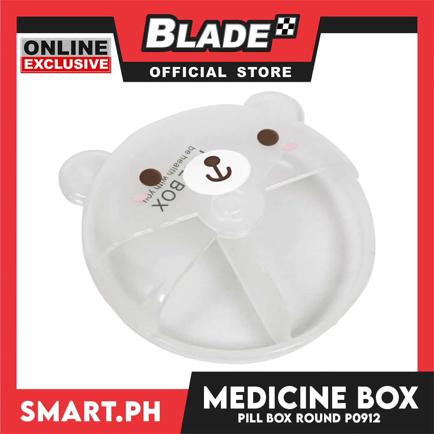 Gifts Medicine Pill Box Round P0912