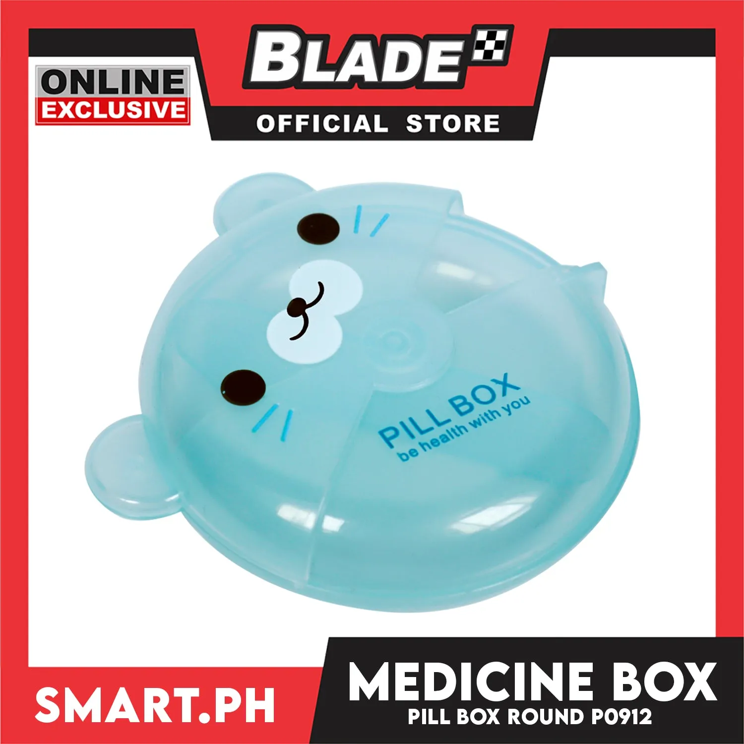 Gifts Medicine Pill Box Round P0912