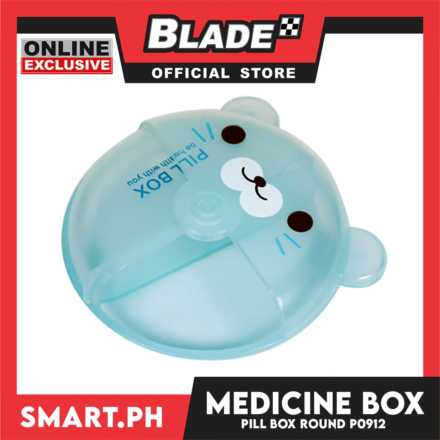 Gifts Medicine Pill Box Round P0912