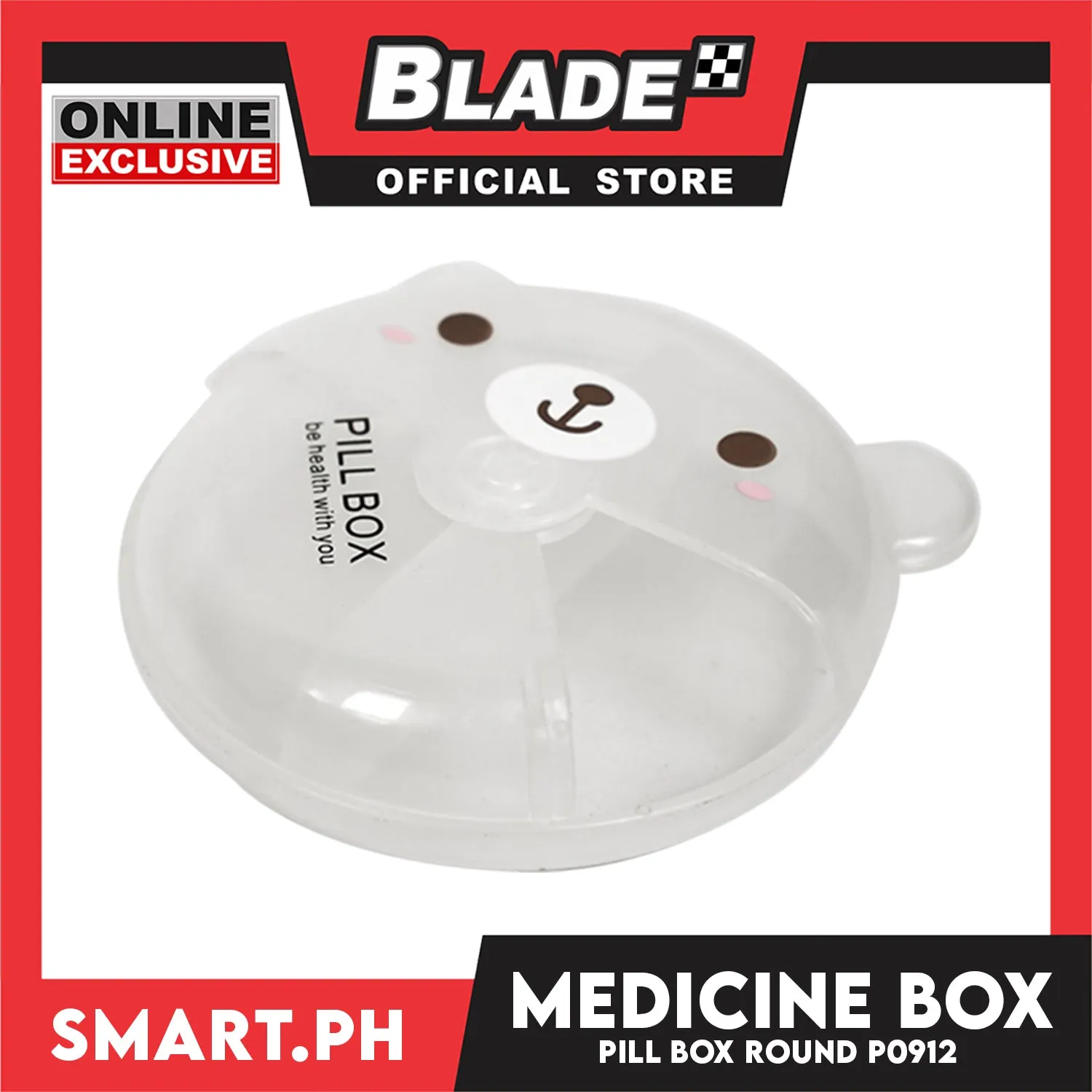 Gifts Medicine Pill Box Round P0912