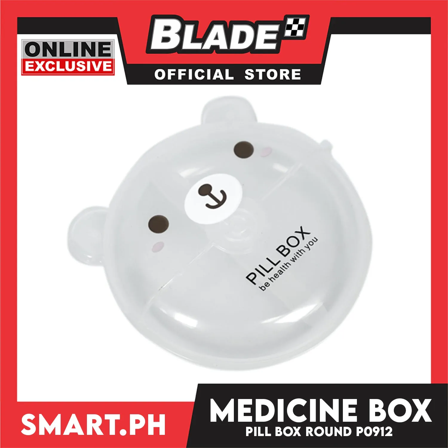 Gifts Medicine Pill Box Round P0912