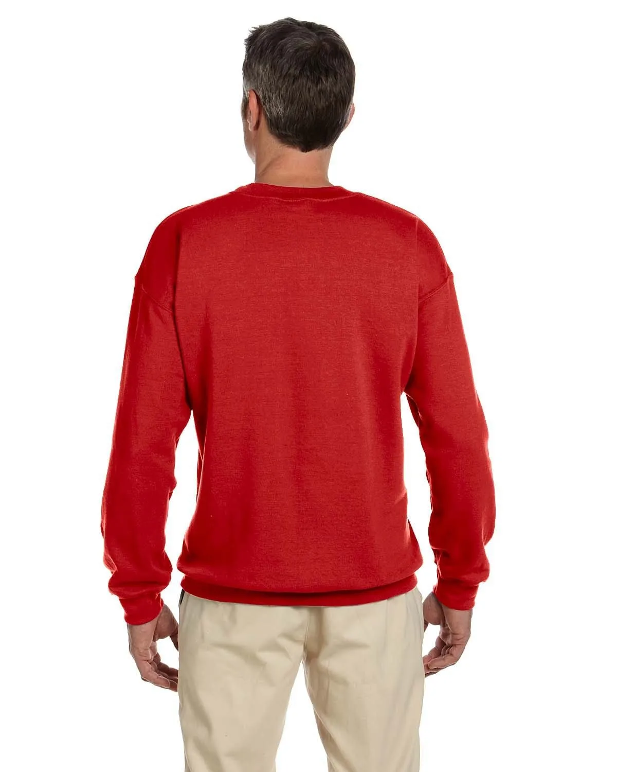 Gildan Lightweight 50/50 Crewneck Sweatshirt | Red