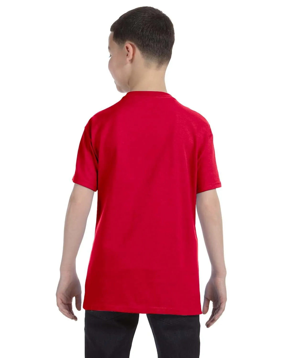 Gildan Youth Lightweight 100% Cotton T-Shirt | Red