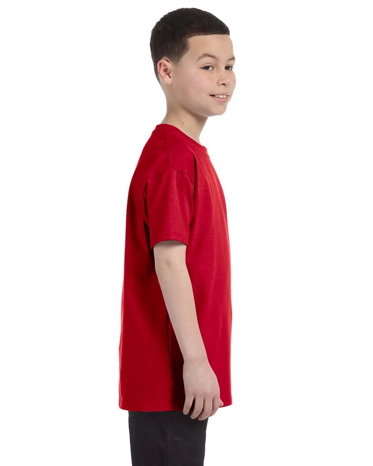 Gildan Youth Lightweight 100% Cotton T-Shirt | Red