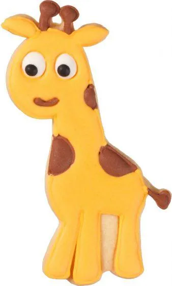 Giraffe Cookie Cutter with Embossed Detail 11cm