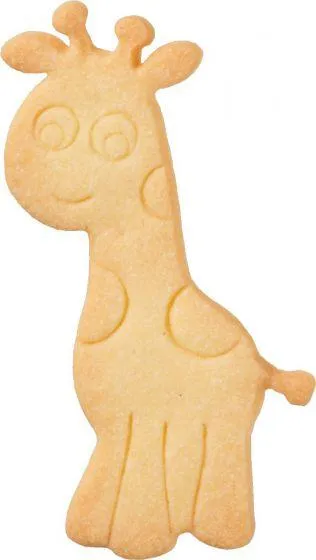 Giraffe Cookie Cutter with Embossed Detail 11cm