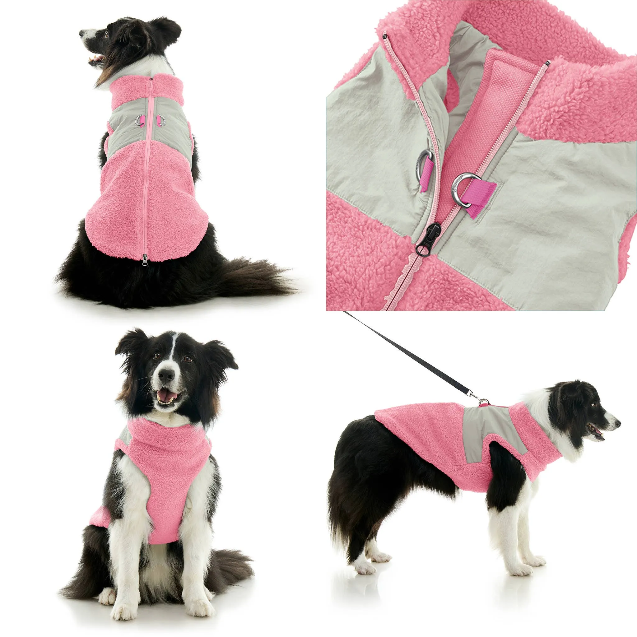 Gooby - Zip Up Sherpa Vest