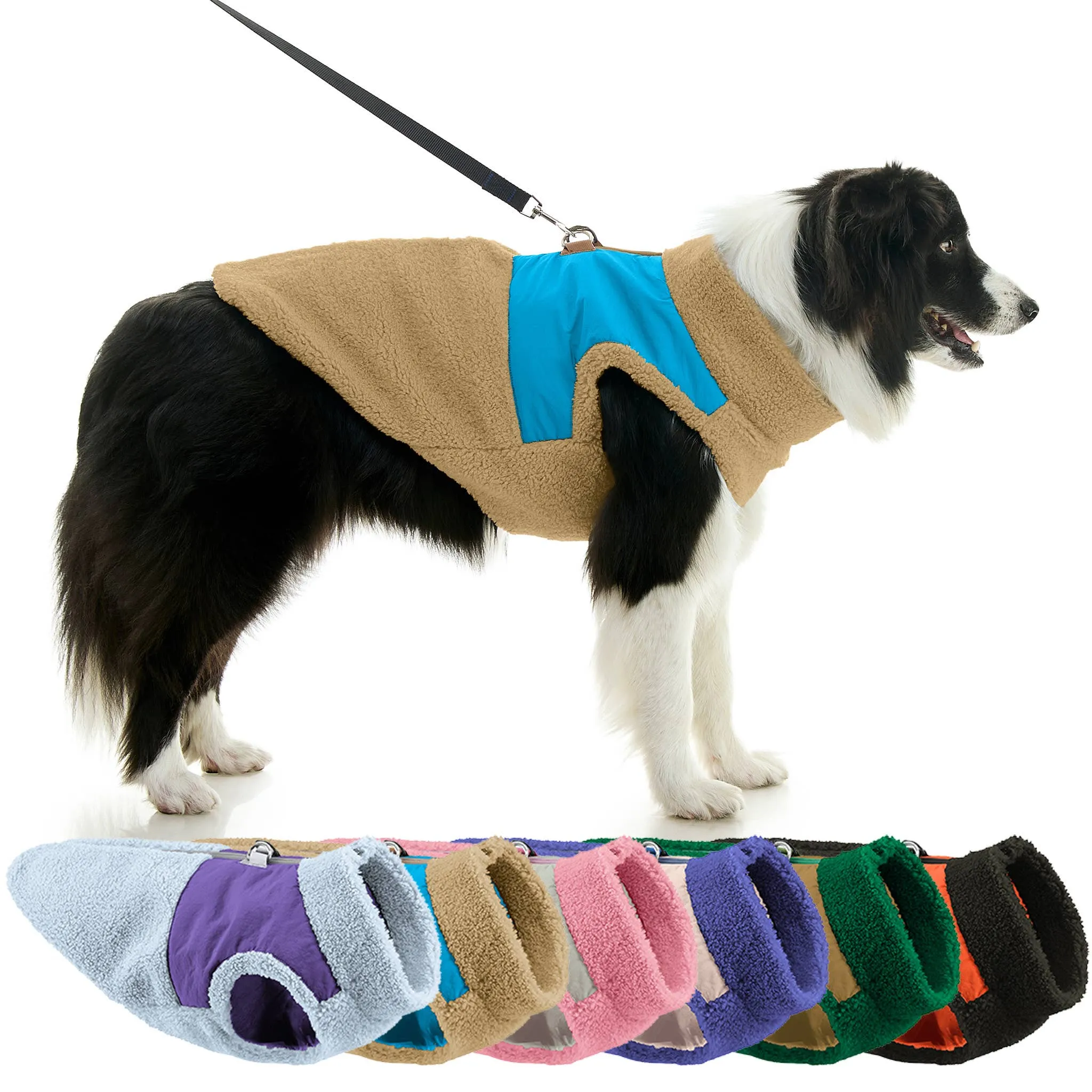 Gooby - Zip Up Sherpa Vest